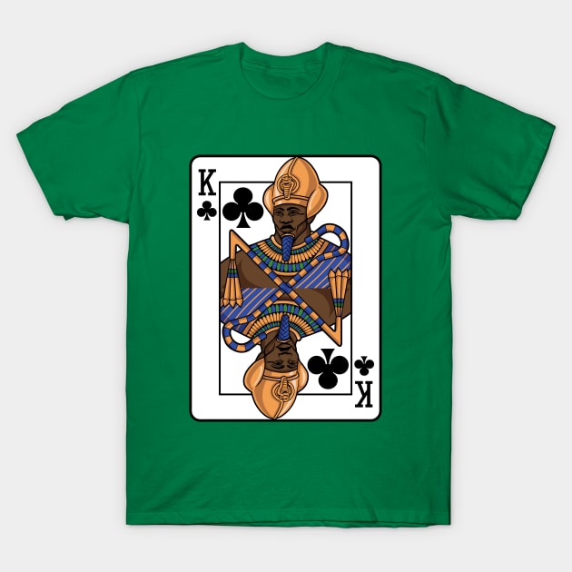 Black King Of Clubs T-Shirt by DarkGable